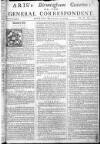 Aris's Birmingham Gazette Mon 12 Dec 1743 Page 1