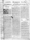 Aris's Birmingham Gazette Mon 07 May 1744 Page 1