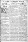 Aris's Birmingham Gazette Mon 04 Jun 1744 Page 1