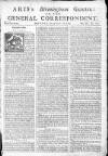 Aris's Birmingham Gazette Mon 10 Dec 1744 Page 1