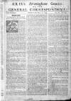 Aris's Birmingham Gazette Mon 06 May 1745 Page 1