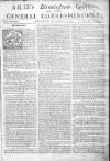 Aris's Birmingham Gazette Mon 02 Sep 1745 Page 1