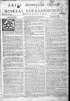 Aris's Birmingham Gazette Mon 21 Oct 1745 Page 1