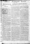 Aris's Birmingham Gazette Mon 14 Apr 1746 Page 1
