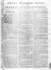 Aris's Birmingham Gazette Mon 21 Jul 1746 Page 1