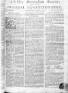 Aris's Birmingham Gazette Mon 04 Aug 1746 Page 1