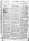 Aris's Birmingham Gazette Mon 18 Aug 1746 Page 1