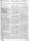 Aris's Birmingham Gazette Mon 06 Oct 1746 Page 1