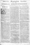 Aris's Birmingham Gazette Mon 13 Oct 1746 Page 1