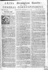 Aris's Birmingham Gazette Mon 10 Nov 1746 Page 1