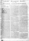 Aris's Birmingham Gazette Mon 02 Feb 1747 Page 1