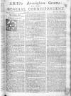 Aris's Birmingham Gazette Mon 27 Apr 1747 Page 1