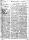 Aris's Birmingham Gazette Mon 08 Jun 1747 Page 1