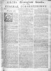 Aris's Birmingham Gazette Mon 03 Aug 1747 Page 1