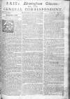 Aris's Birmingham Gazette Mon 10 Aug 1747 Page 1