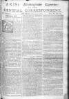Aris's Birmingham Gazette Mon 31 Aug 1747 Page 1