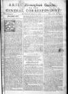 Aris's Birmingham Gazette Mon 07 Mar 1748 Page 1