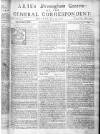 Aris's Birmingham Gazette Mon 25 Jul 1748 Page 1