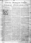 Aris's Birmingham Gazette Mon 01 Aug 1748 Page 1