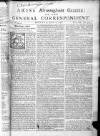 Aris's Birmingham Gazette Mon 08 Aug 1748 Page 1