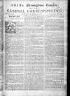 Aris's Birmingham Gazette Mon 03 Oct 1748 Page 1