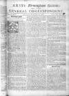 Aris's Birmingham Gazette Mon 24 Oct 1748 Page 1