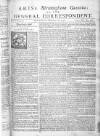 Aris's Birmingham Gazette Mon 28 Nov 1748 Page 1