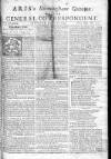 Aris's Birmingham Gazette Mon 30 Jan 1749 Page 1