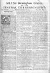 Aris's Birmingham Gazette Mon 06 Mar 1749 Page 1
