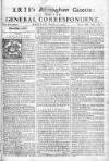 Aris's Birmingham Gazette Mon 20 Mar 1749 Page 1