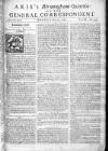Aris's Birmingham Gazette Mon 21 May 1750 Page 1