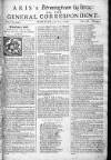 Aris's Birmingham Gazette Mon 02 Jul 1750 Page 1