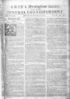 Aris's Birmingham Gazette Mon 17 Dec 1750 Page 1