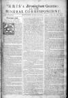 Aris's Birmingham Gazette Mon 14 Jan 1751 Page 1