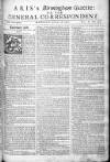 Aris's Birmingham Gazette Mon 28 Jan 1751 Page 1