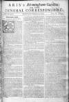 Aris's Birmingham Gazette Mon 04 Feb 1751 Page 1