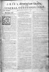 Aris's Birmingham Gazette Mon 05 Aug 1751 Page 1