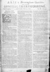 Aris's Birmingham Gazette Mon 13 Apr 1752 Page 1