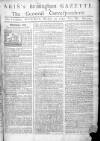 Aris's Birmingham Gazette Monday 19 March 1753 Page 1