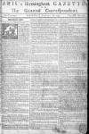 Aris's Birmingham Gazette Monday 28 January 1754 Page 1