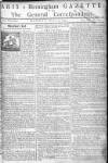 Aris's Birmingham Gazette Monday 04 March 1754 Page 1