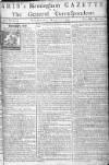 Aris's Birmingham Gazette Monday 11 March 1754 Page 1