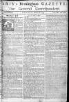Aris's Birmingham Gazette Monday 08 April 1754 Page 1