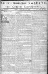 Aris's Birmingham Gazette Monday 06 May 1754 Page 1