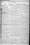 Aris's Birmingham Gazette Monday 27 May 1754 Page 1