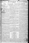 Aris's Birmingham Gazette Monday 19 August 1754 Page 1