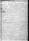 Aris's Birmingham Gazette Monday 09 September 1754 Page 1
