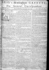 Aris's Birmingham Gazette Monday 16 September 1754 Page 1