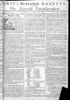 Aris's Birmingham Gazette Monday 03 March 1755 Page 1