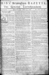 Aris's Birmingham Gazette Monday 15 March 1756 Page 1